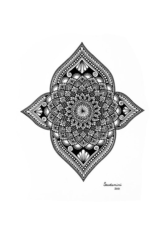 Open Flower Mandala (Prints)