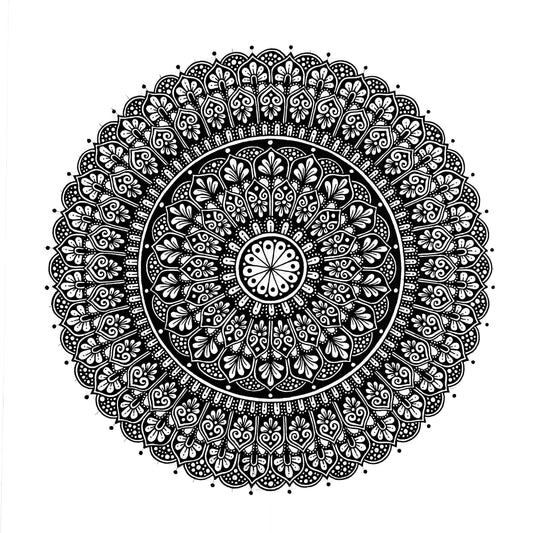 Eleven Petals Flower Mandala (Prints)