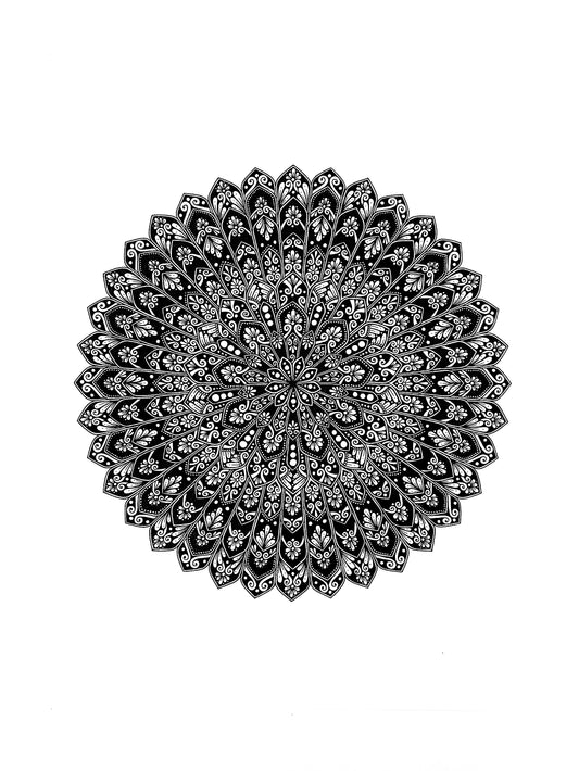 Pinjore Gardens Mandala (Prints)