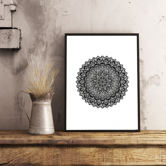 Pinjore Gardens Mandala (Prints)