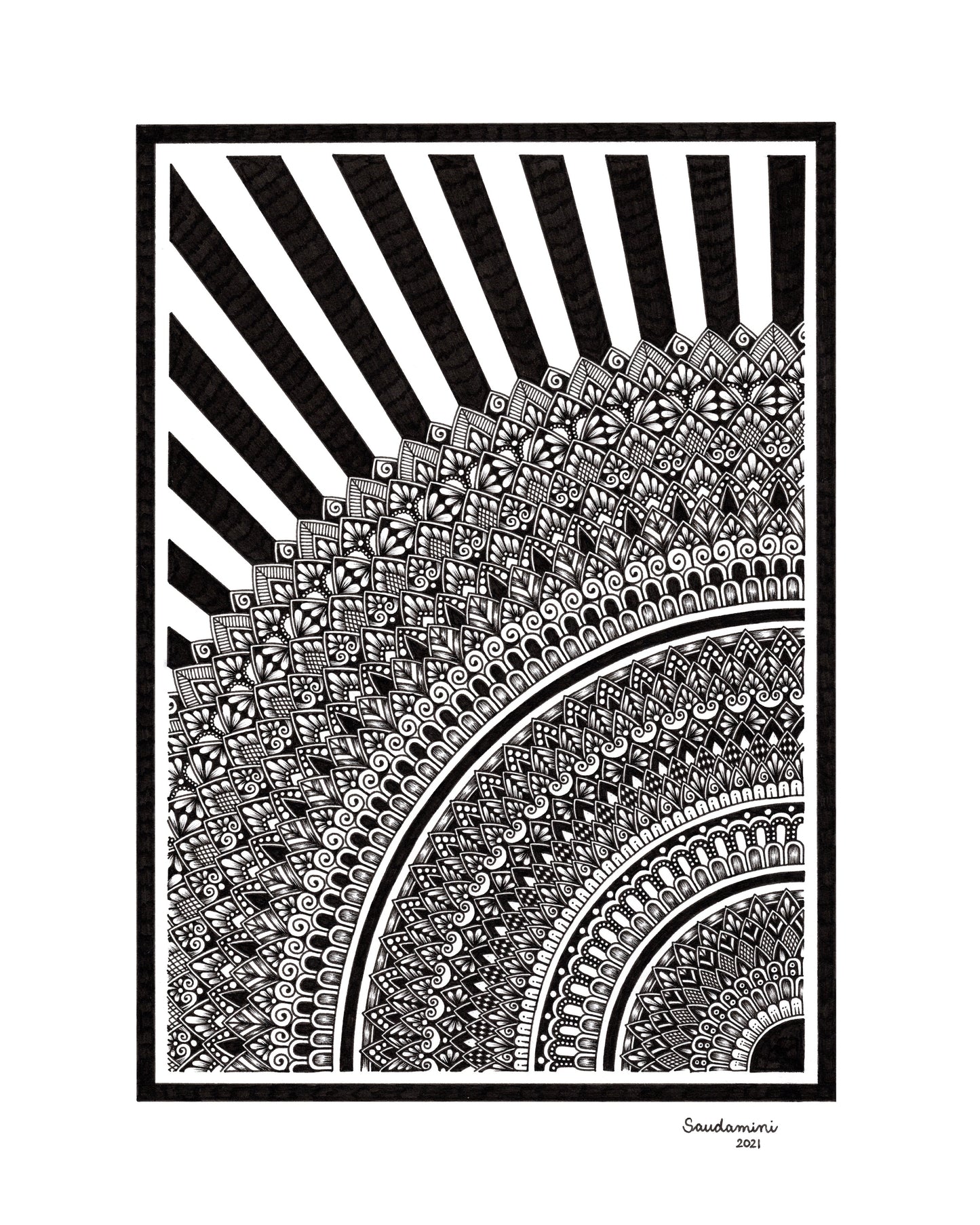 Sun Rising Mandala