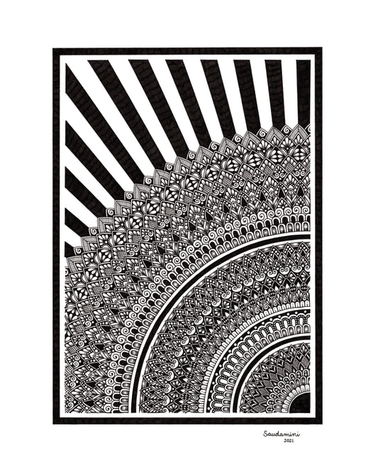 Sun Rising Mandala