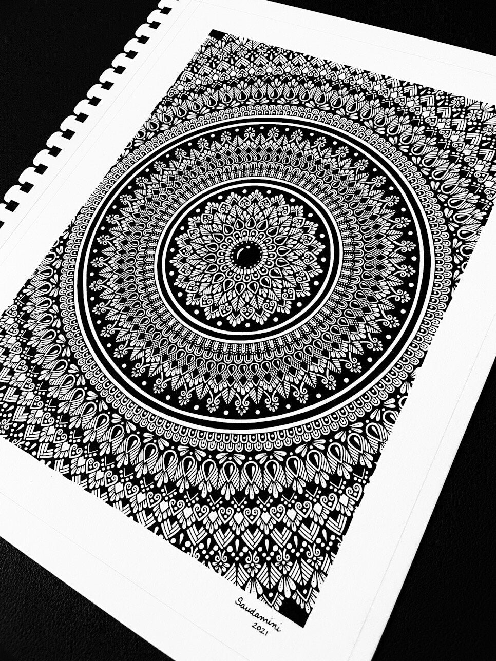 Intricate Starburst Mandala