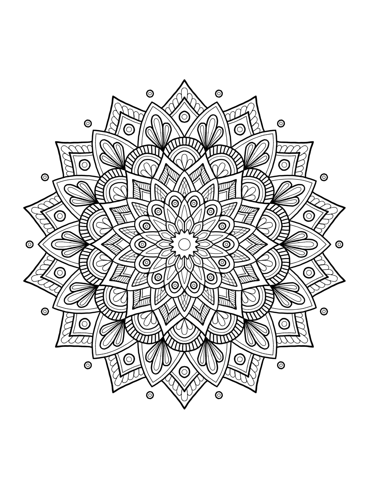 Mandala Coloring Book PDF