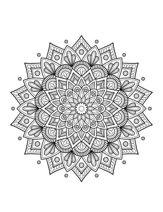 Mandala Coloring Book PDF