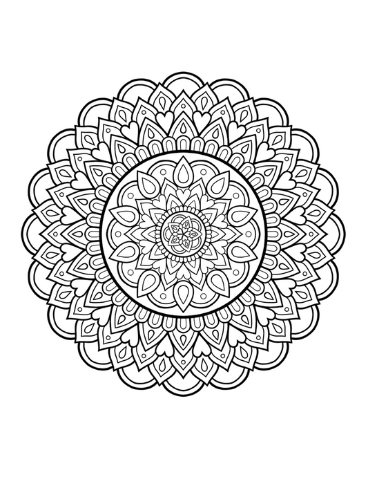 Mandala Coloring Book PDF