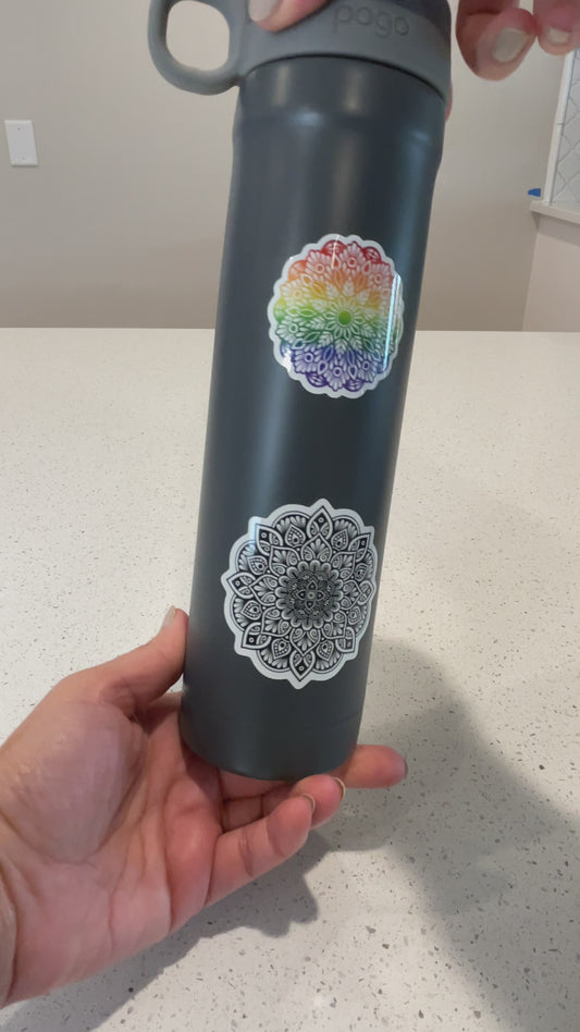 Rainbow Mandala Sticker