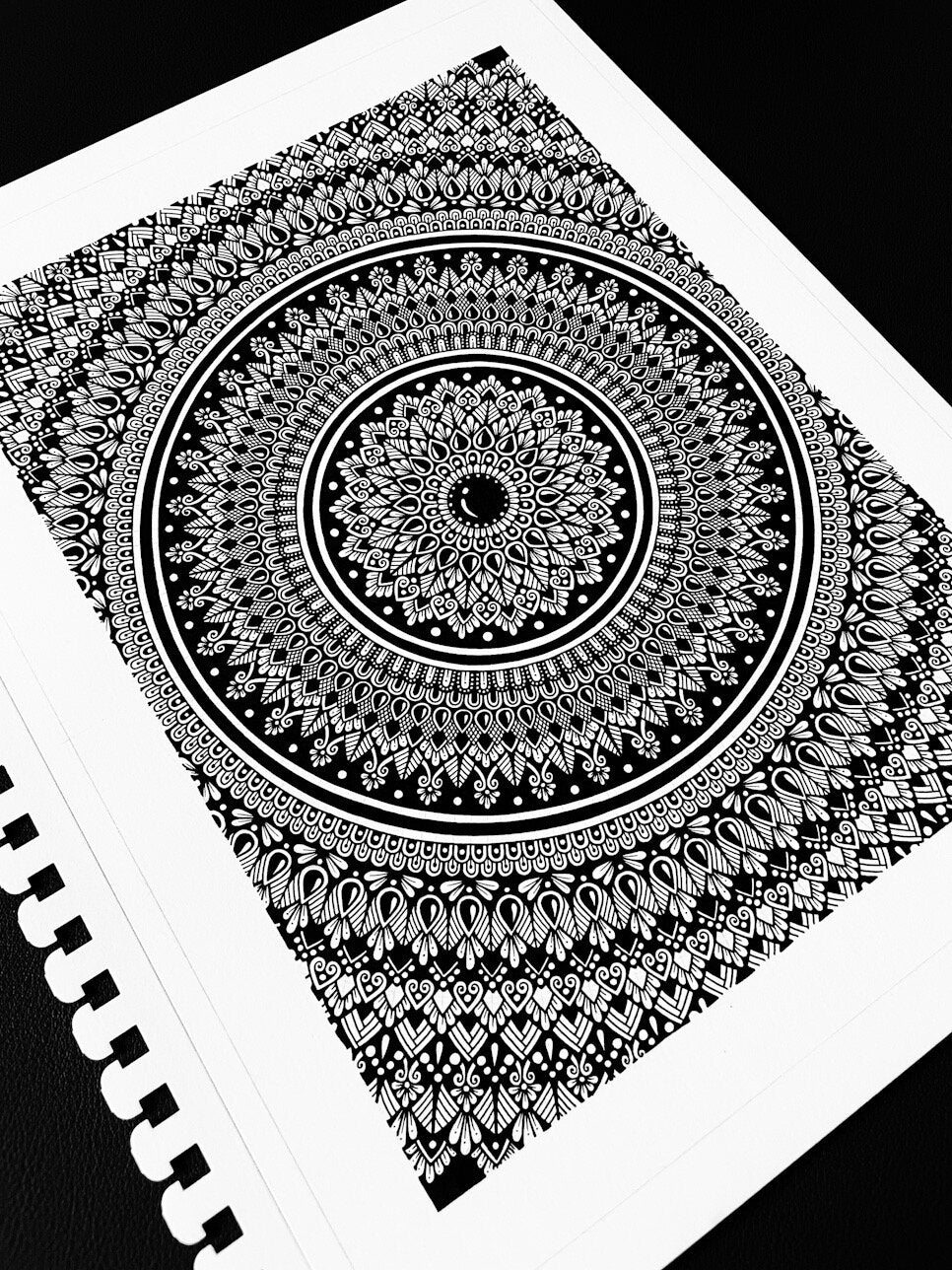 Intricate Starburst Mandala