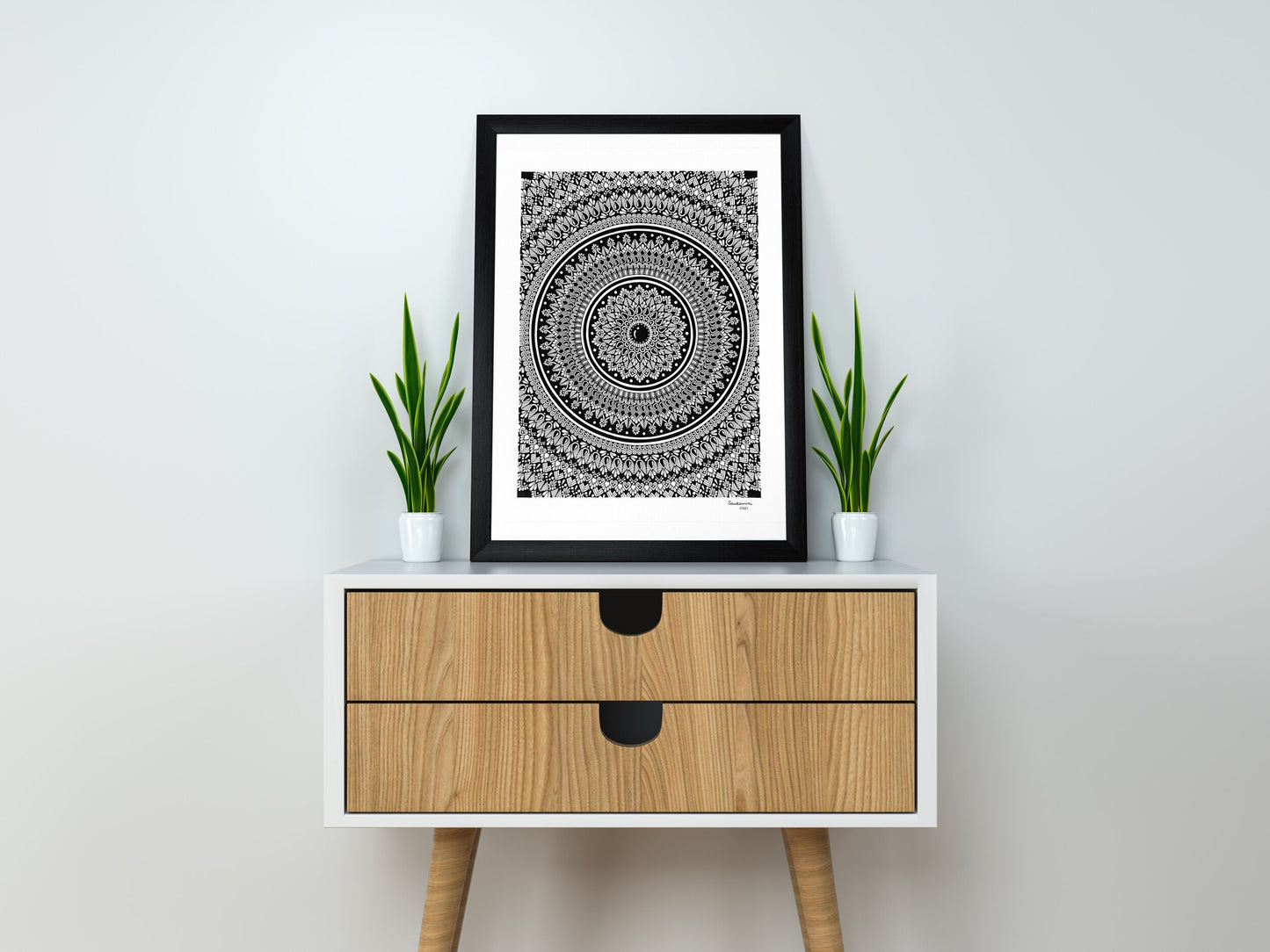 Intricate Starburst Mandala