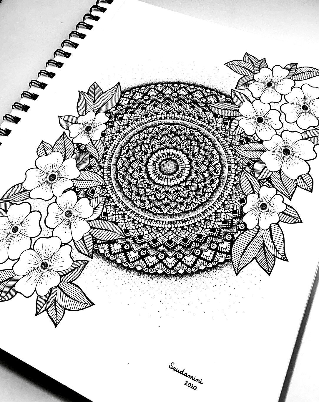 Ring of Flowers Mandala