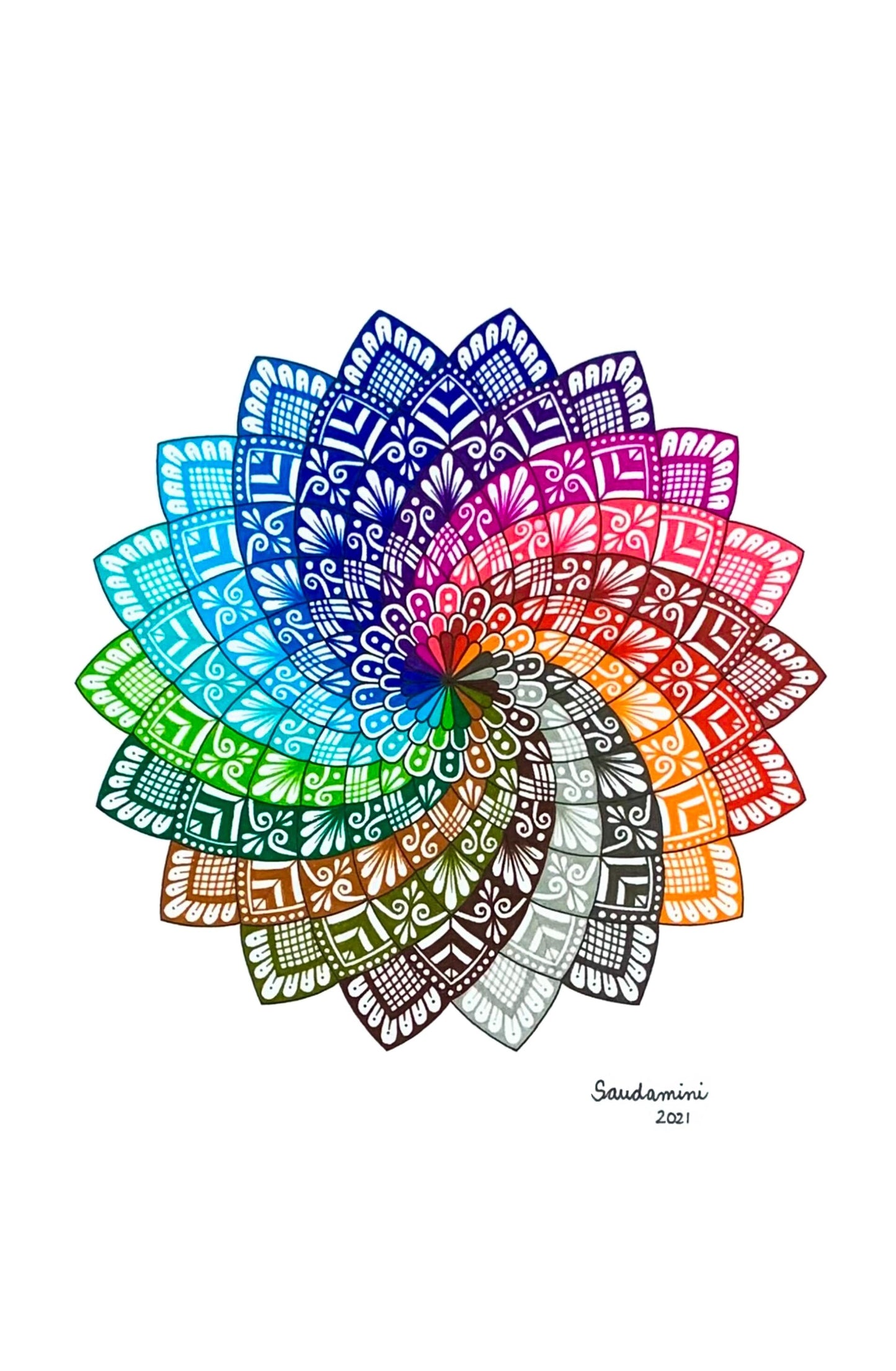 Rainbow Mandala