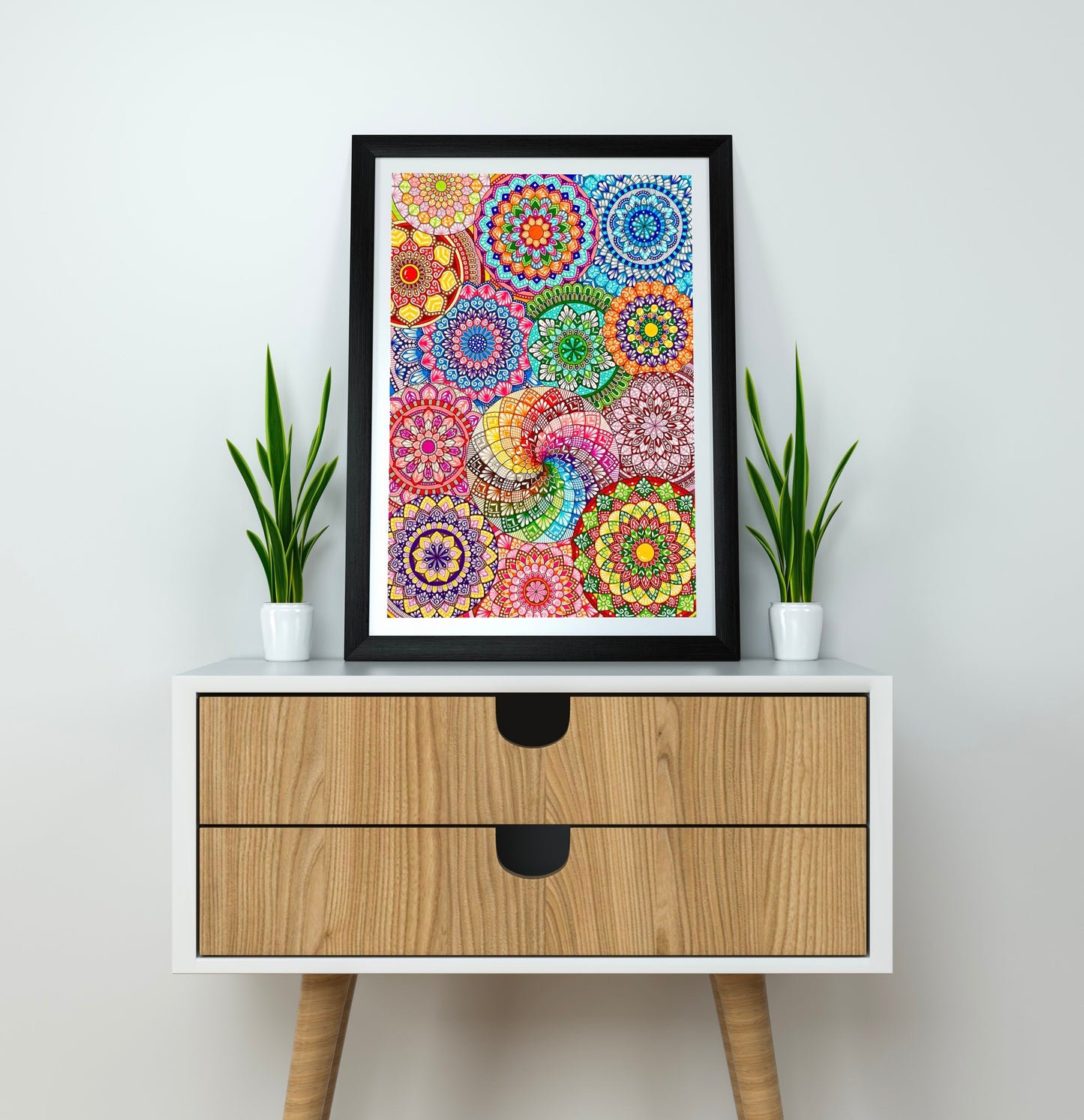Colorful Cluster Mandala