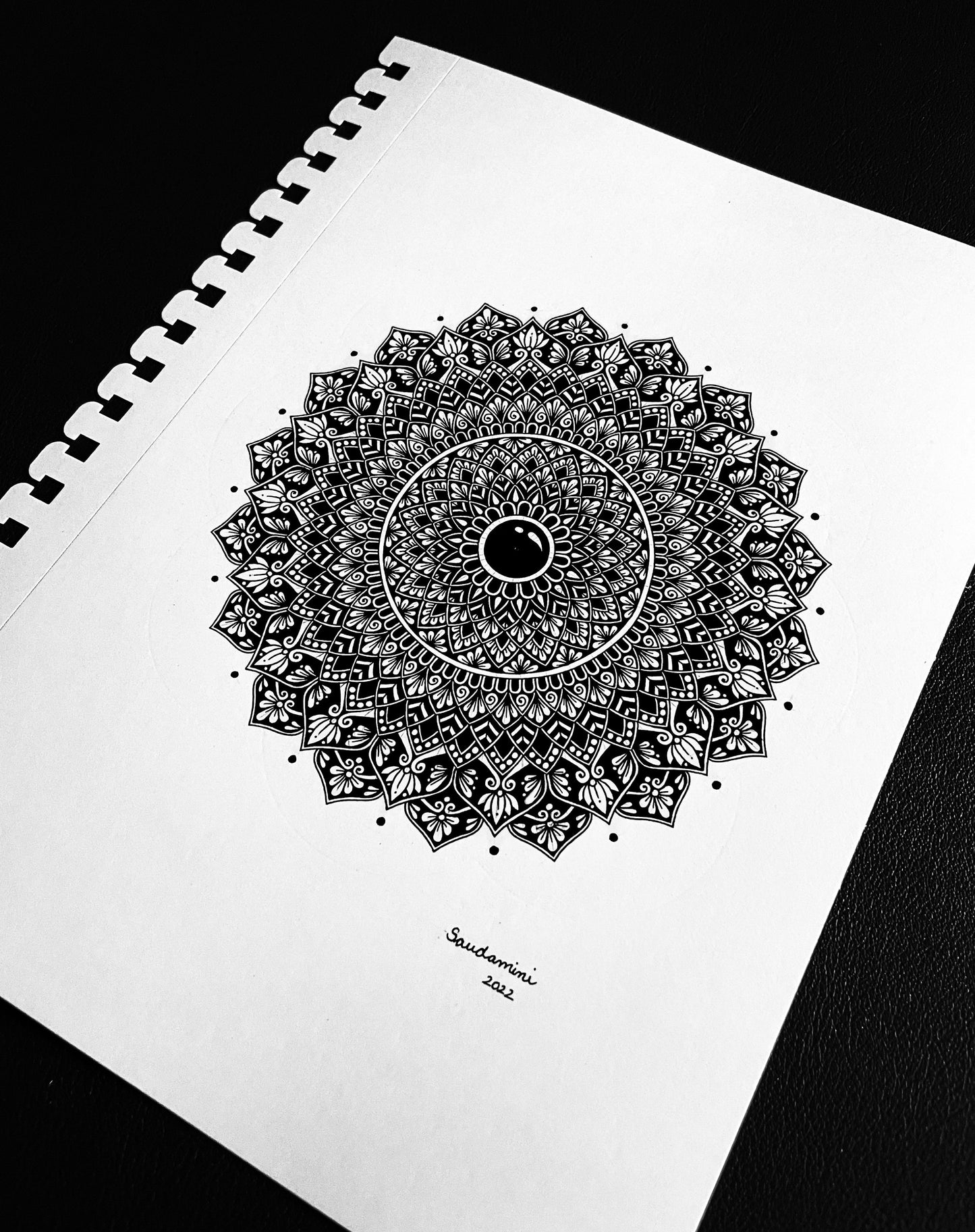 Fleur-de-lis and Lotus Mandala