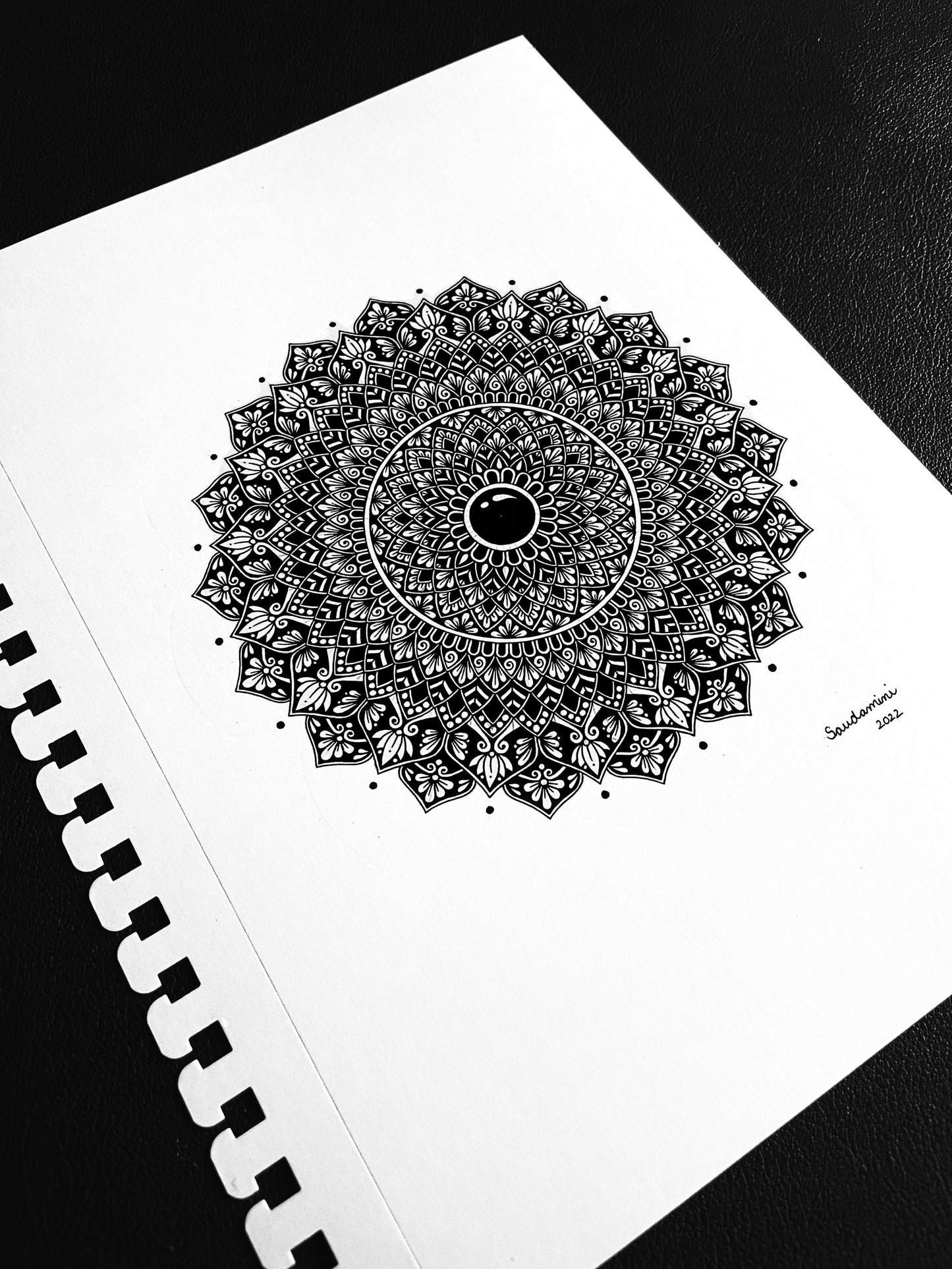 Fleur-de-lis and Lotus Mandala
