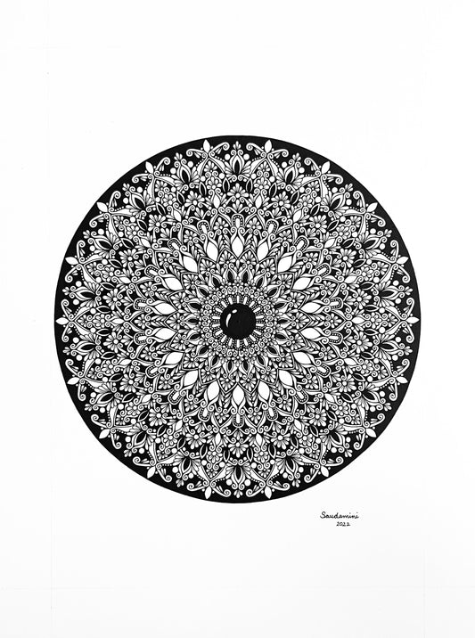 Intricate Circle Mandala (Prints)