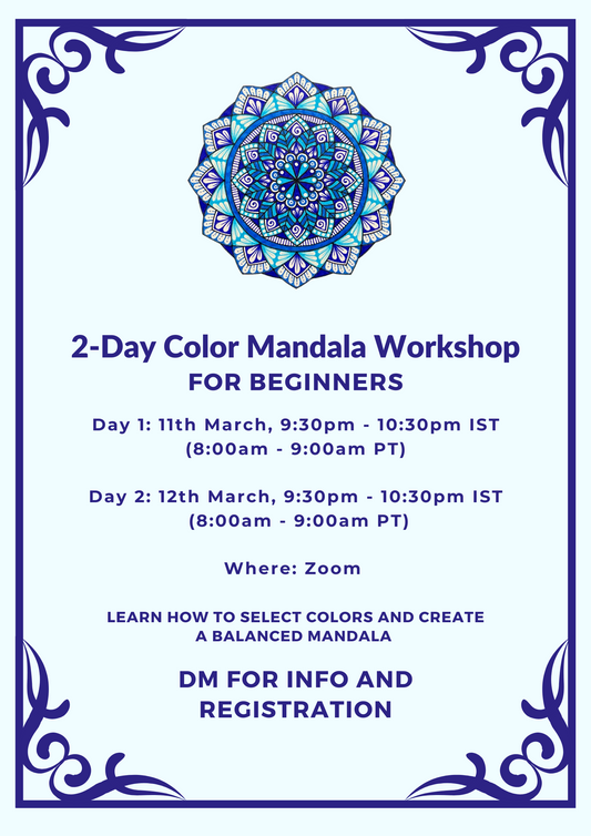 Beginner Color Mandala Workshop