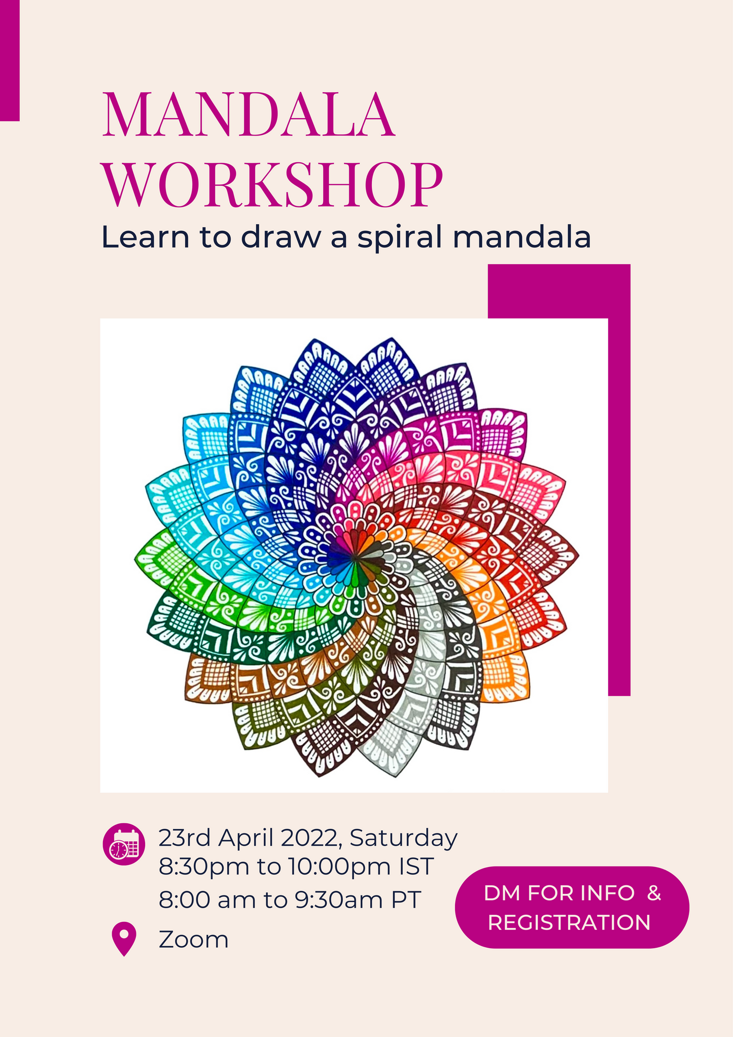 Spiral Mandala Workshop