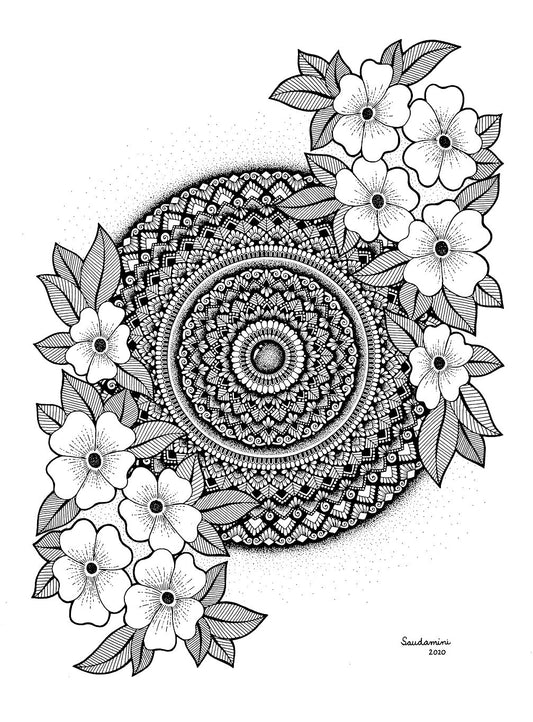 Ring of Flowers Mandala