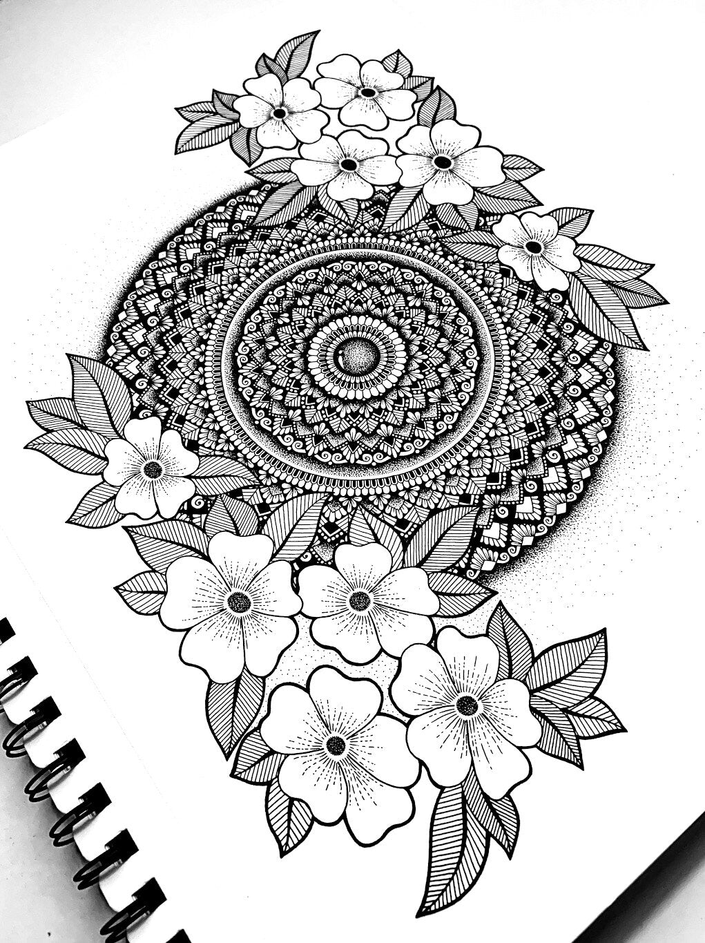 Ring of Flowers Mandala