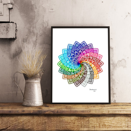 Rainbow Mandala