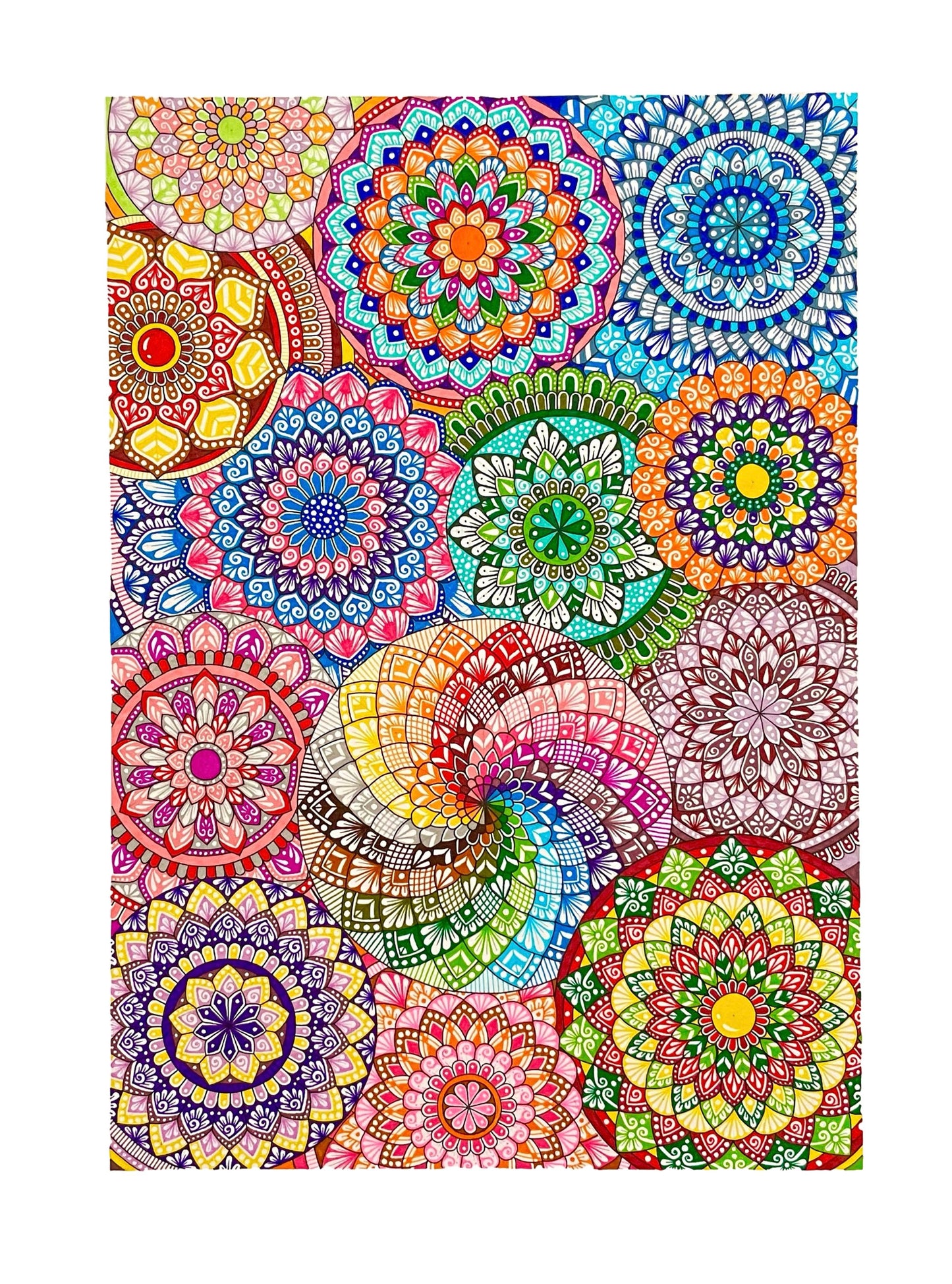 Colorful Cluster Mandala
