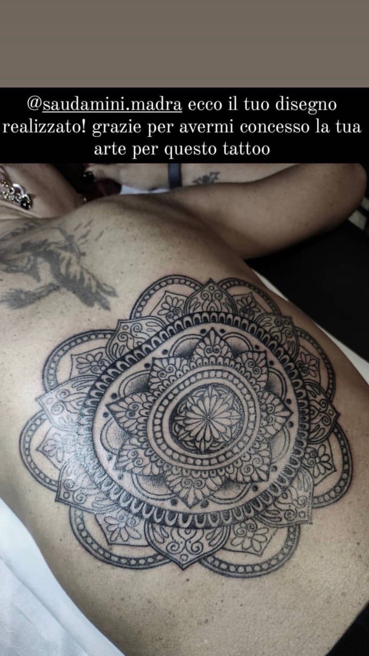 Adiyogi Tattoos - Mandala Tattoo done on side leg. Artist... | Facebook