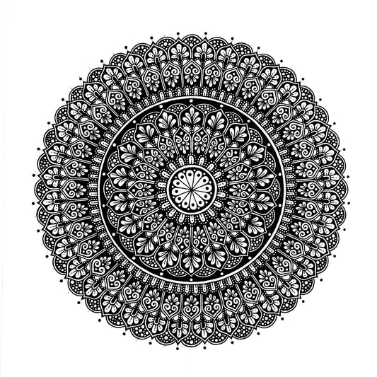 Eleven Petals Flower Mandala